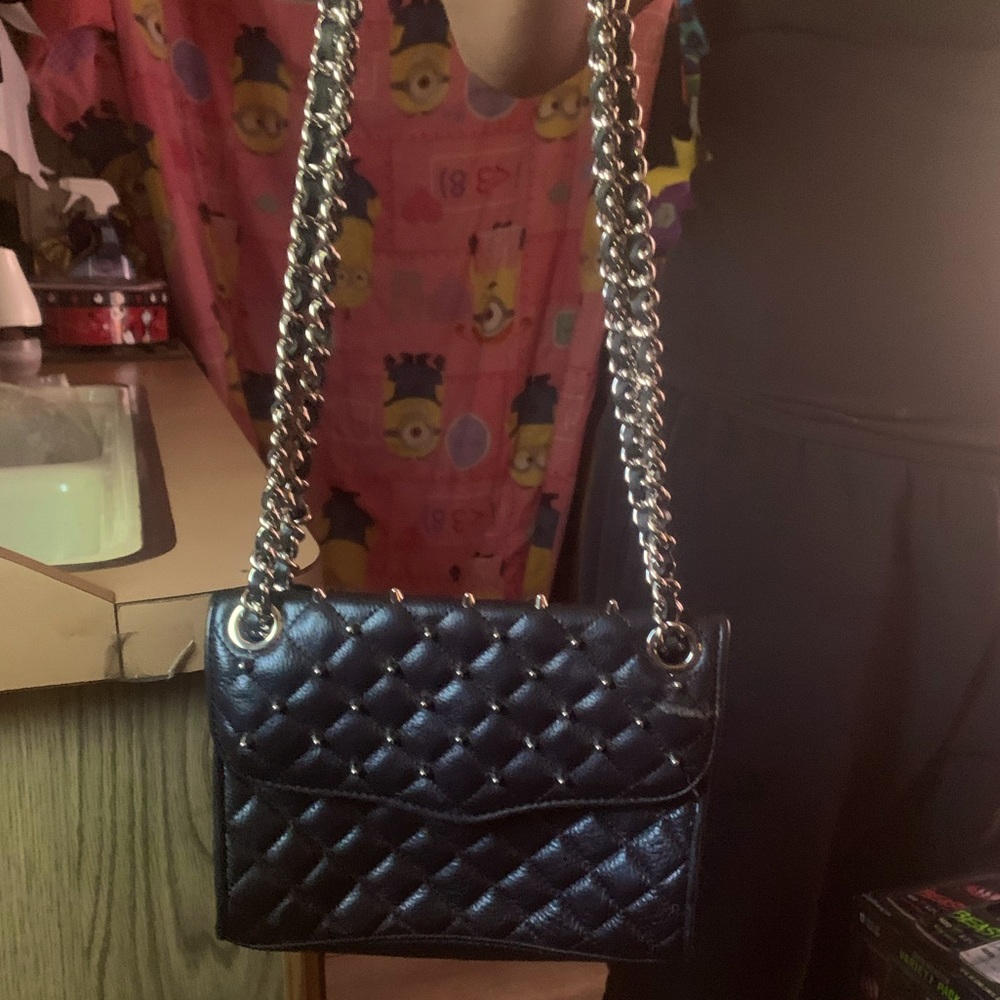 Rebecca Minkoff Quilted Studded Handbag